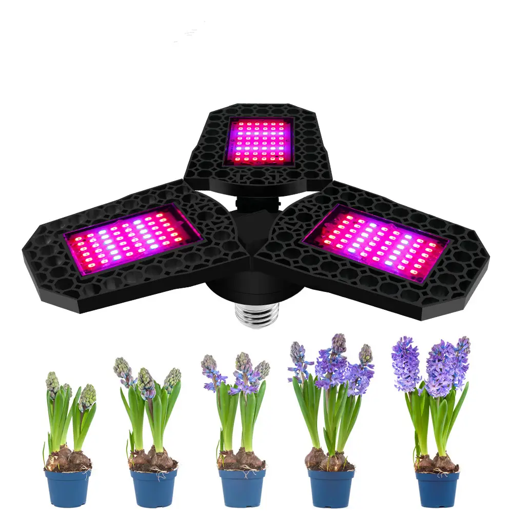 Lâmpada LED Phyto E27 30W 40W 50W espectro completo LED para cultivo de plantas lâmpada AC100-277V mudas de interior flores crescem IP44