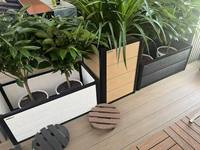 Planches de terrasse en bois, planches de sauna DIY, plancher solide, garde-corps, clôture composite WPC, S5511A, terrasse extérieure WPC, lattes de terrasse WPC
