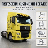 Camion tracteur diesel SITRAK C7H 4x2 440HP d'occasion pour les opérations d'approvisionnement minier et les remorques lourdes SITRAK CH7 6*4 /4*2