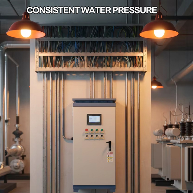 Three Pump Constant Pressure Control Cabinet, Pipeline Water Pump Controller System, 380V VFD Drive for City Water Supplies