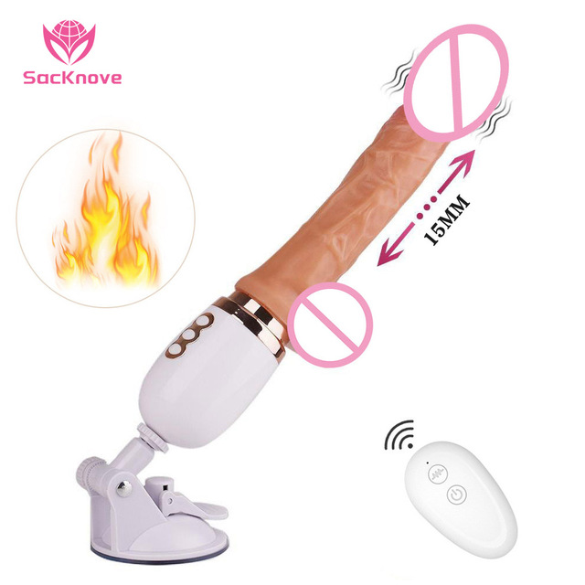 Hands-Free Sucker Electric Telescopic Automatic up Down Mini Telescopic Penis Vibrators Gun Thrusting Dildo Machine for Women