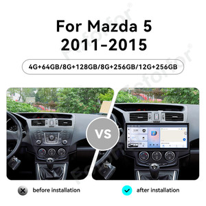 Radio para <span class=keywords><strong>Auto</strong></span> con Pantalla Táctil <span class=keywords><strong>Android</strong></span> 15 de 15.8'' con GPS y Navegación Electrónica para <span class=keywords><strong>Mazda</strong></span> 5 2011-2015 con Carplay <span class=keywords><strong>Auto</strong></span>, Compatible con Qualcomm - Product Image 2