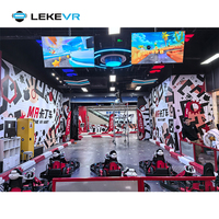 LEKE VR Terrain de jeux intérieur Projet de karting électrique rapide Centre d'amusement MR Karting pour enfants et adultes