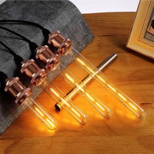 หลอดไฟเอดิสัน T30 T45 ขั้ว E27 220V หลอดไฟ LED ฟิลาเมนต์ แก้ว แสงวินเทจ สำหรับตกแต่งบ้าน - Product Image 1