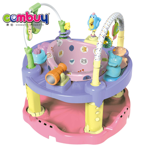 Silla Musical de jungla educativa 3 en 1, juguete para bebé que rebota y mece, <span class=keywords><strong>mesa</strong></span> de salto de plástico - Product Image 3