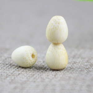 Gold <b>Thread</b> Bamboo Scattered <b>Beads</b> 8x9mm Water Drop Shape For DIY Jewelry Making Beading Supplies - Product Image 1