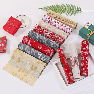 Nappe de table personnalisée pour décoration de sapin de Noël, nappe de table en lin de haute qualité imprimée, décorations de fête de Noël - Product Image 1