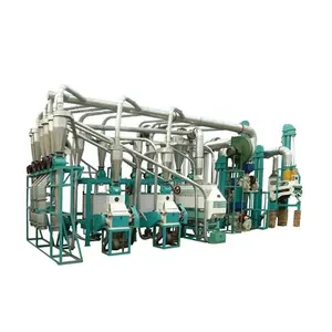 Maquinaria agrícola Molinillo de harina de trigo simple Maquinaria de procesamiento de granos Máquina de molienda de harina