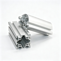 Profilé d'extrusion en aluminium industriel série 60, profilé en aluminium robuste pour cadre de table d'établi, découpe sur mesure anodisée disponible