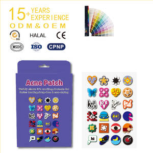 2025 새로운 디자인 뜨거운 판매 인쇄 여드름 패치 Zit 하이드로 콜로이드 여드름 패치 커버 흠 두껍고 얇은 - Product Image 1