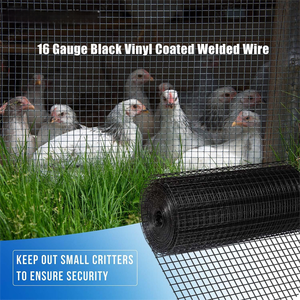 Malla de alambre soldada de PVC galvanizado verde de 12.7mm, 19mm, 25.4mm de China Hebei para criadores - Product Image 5