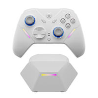 Manette de jeu sans fil AOLION N35 BT 5.3 avec joysticks à effet Hall, vibration, gyroscope, RGB, Type-C, compatible PC, Switch, Android, iOS