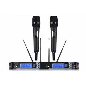 Aoyue — microphone vocal professionnel sans fil, 2ch, portée de AS-9K mètres, UHF, 100