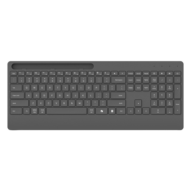 CK306 AI Copilot Scissor Foot Keyboard, Wired/BT/2.4G Silent Typing, Multi Language Layout Ergonomic Office Keyboard