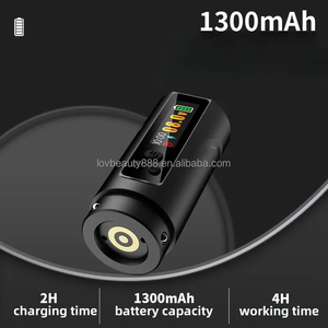 1600mAh Wireless Tattoo <b>Pen</b> Machine Adjustable Stroke Frequency Kick Start PMU Gun - Product Image 4