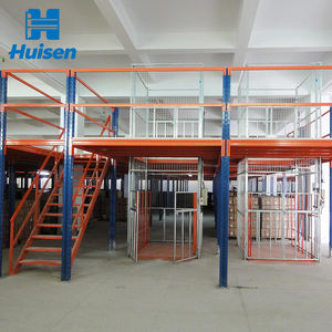 Plataforma de trabajo tipo góndola sobre rieles para estanterías de palets <span class=keywords><strong>en</strong></span> entrepiso o sótano - Product Image 2