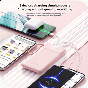 Banco de Energía de Carga Rápida de 22.5W, <span class=keywords><strong>10000mAh</strong></span>, Banco de Energía para Teléfono, 20000mah, Carga Rápida, Pantalla LED, Banco de Energía Portátil, Regalo - Product Image 6