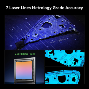 Escáner 3D Portátil Creality CR-Scan Raptor, Láser Azul e Infrarrojo NIR de Modo Dual, Alta Precisión de 0.02 mm para Ingeniería Inversa 3D - Product Image 6