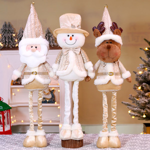 Decoraciones Navideñas, Muñeco de Santa Claus, Muñeco de Nieve y Reno con Piernas Largas, Adorno Navideño para Decoración del Hogar - Product Image 2