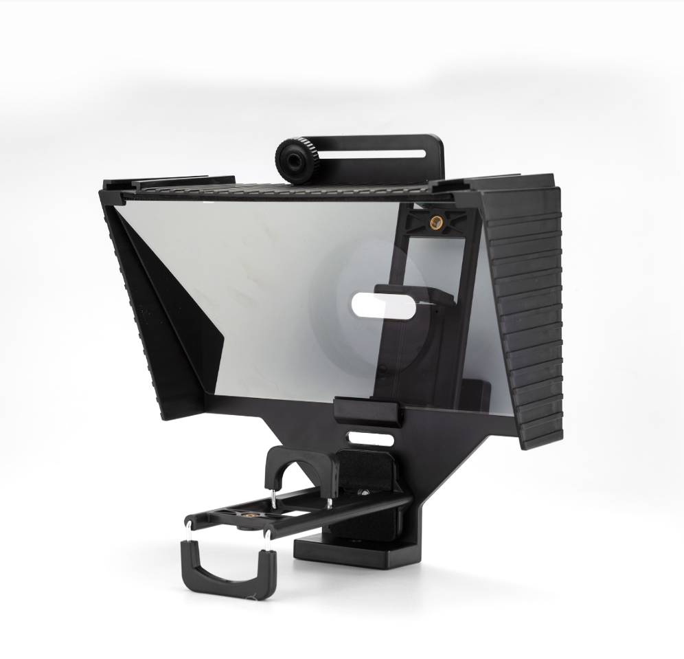 Универсальный портативный телесуфлер для смартфона/планшета/цифровой зеркальной камеры видеозаписи прямой трансляции со штативом