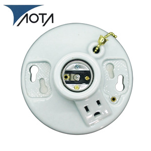 Portalámparas de Porcelana E26 de Cerámica de Alta Calidad con Certificación <span class=keywords><strong>Aota</strong></span>, 660W 250V, Base de Seguridad para Bombillas con 1 Año de Garantía - Product Image 6
