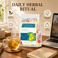 Teh Herbal Krisan dan Biji Cassia Bebas Kafein Teh Bunga Alami Kantong Teh Grosir Langsung dari Pabrik