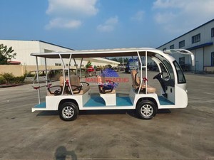 รถบัสไฟฟ้าชมวิว 72V 14 ที่นั่ง คุณภาพสูง ราคาโรงงาน ใหม่ ได้รับการรับรองมาตรฐาน CE สำหรับยานพาหนะนอกถนน สำหรับนักท่องเที่ยว จากประเทศจีน - Product Image 2