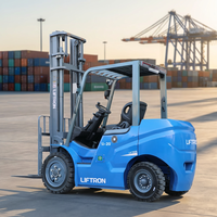 Forklift Elektrik Counterbalance Liftron Seri DE 2T Lithium CPD20 untuk Penggunaan Dalam/Luar Ruangan, Tugas Transportasi Gudang Harian