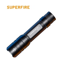Lampe de poche torche LED rechargeable à prix d'usine avec corps en alliage d'aluminium lampe de poche d'urgence étanche avec clip