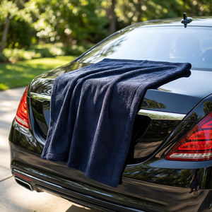 Échantillon Gratuit Serviettes Microfibres Bouclées Double Face 60x90 600gsm Super Absorbantes pour Séchage Automobile et Lavage de Voiture - Product Image 4