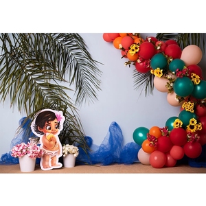 Latar Belakang Fotografi Balon Warna-warni Gadis Laki-laki Pesta Ulang Tahun Pertama Cake Smash Photocall Dekorasi Latar Belakang Foto Studio Vinyl Spray - Product Image 6