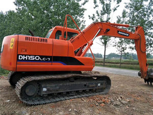Excavatrice sur chenilles DOOSAN DH150LC 85% neuve, modèle 2020, 14,8 tonnes, d'occasion, à vendre avec moteur - Product Image 5
