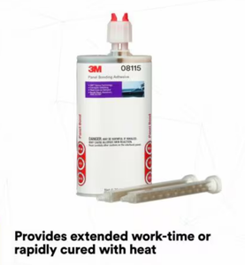 Adesivo per Pannelli 3M 08115, Adesivo Epossidico Bicomponente 8115 per Auto, Incolla Acciaio, Alluminio, SMC e <span class=keywords><strong>FR</strong></span>, Cartuccia da 200 ml, 6 Pezzi/Cassa - Product Image 5