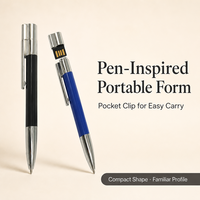 Pulpen Logam Hadiah Bisnis USB Flash Drive 2GB 4GB 8GB 16GB Pendrive 32GB 64GB Memory Stick Pulpen Bolpoin USB Flash Drive