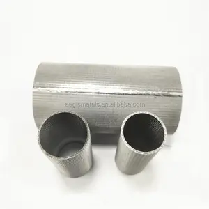 1 מיקרון נירוסטה מסנן משפך 0.2 100 25 45 50 80 150 מיקרון sintered נירוסטה רשת מסנן צינור