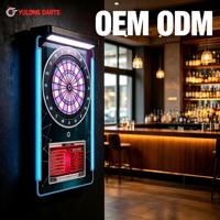Machine de jeu de fléchettes électronique commerciale YuLong, avec interface utilisateur multilingue, pour bars et pubs – Vente en gros usine