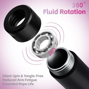 Cuerda de Saltar de PVC Multicolor para Fitness Freestyle, Cuerda de Saltar de PVC de 5 mm Sin Enredos - Product Image 6