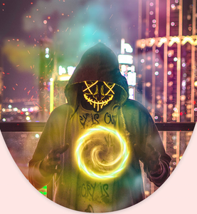 Miedo Cosplay LED <span class=keywords><strong>traje</strong></span> V <span class=keywords><strong>purga</strong></span> máscara EL cable de luz de la mascarilla para Festival de Halloween fiesta - Product Image 6