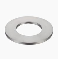 Plaque de base de poteau de rampe ronde en acier inoxydable durable avec bride pour rampes extérieures