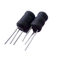 Noyau magnétique radial en ferrite à 3 broches, bobine d'inductance miniature pour buzzer de voiture