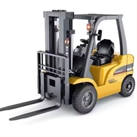 Nuevo Huina 1577 1578 Vehículo de Ingeniería a Control Remoto Listo para Usar, Combinación de Montacargas y Remolque, Escala 1:14, 6 Canales, Alcance de 25m