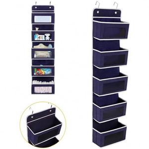 Organisateur suspendu bleu pour porte de placard, salle de bain, chambre de bébé - Product Image 3