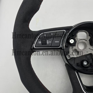 Alcantara พวงมาลัยสำหรับรถ Audi A3 A4 A5 A6L A8 Q3 Q4 Q5 Q5 Q7 Q8 TT B9 - Product Image 3