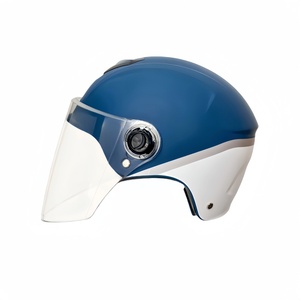 Factory <span class=keywords><strong>Outlet</strong></span> Adulto Unisex ABS Transpirable Motocicleta Media cara Casco para Racing Reemplazo - Product Image 1