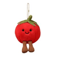 Britse Jellycat-stijl pluche poppenhanger Jc gesimuleerd voedsel fruit groente hangende ornament speelgoed PP katoenen vulling unisex leeftijden