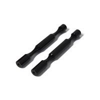 Support mural moderne et minimaliste noir pour 2 bouteilles en aluminium avec crochets, personnalisable, pour cave à vin - Vente chaude