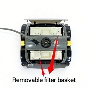 WC-2010 Robot Nettoyeur de Piscine Intelligent Mural Filaire Automatique avec Contrôle Intelligent - Prise GB 25M WC - Product Image 6