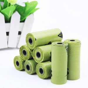 Biodegradable Eco Friendly Custom Private Label Portable 4 8 Rolls <b>Compost</b> Compostable Pet Dog Poop Waste <b>Bag</b> for Training - Product Image 3