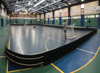 Terrain de Floorball en PP Durable de Haute Qualité avec Services de Découpe et de Moulage, Taille Personnalisable pour Utilisation Intérieure/Extérieure, Écoles, Salles de Sport
