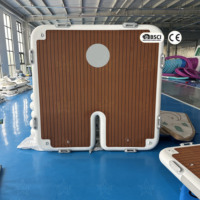 Plateforme flottante gonflable, plateforme de baignade modulaire et quai flottant pour usage maritime